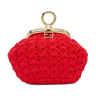 Shop Fendi Coin Purse In Rouge