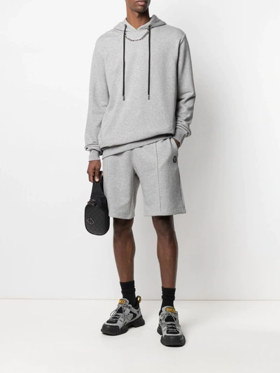 Philipp Plein Chain-link Hoodie In Grey