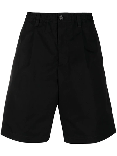 Shop Marni Wide-leg Shorts In Black
