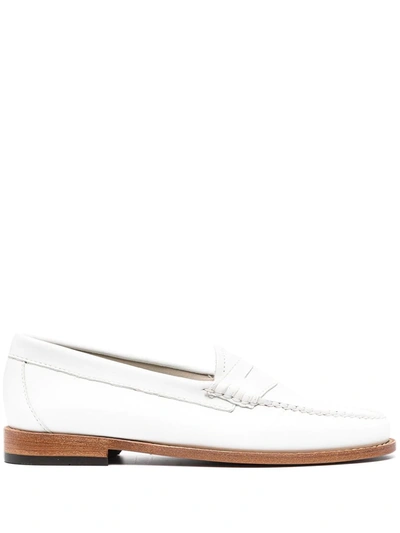 Shop G.h. Bass & Co. Slip-on Penny Loafers In White