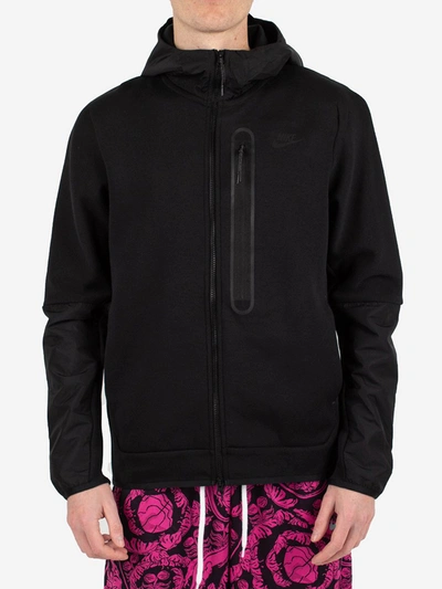Shop Nike Sportwear Tech Fleece Sweatshirt In Black