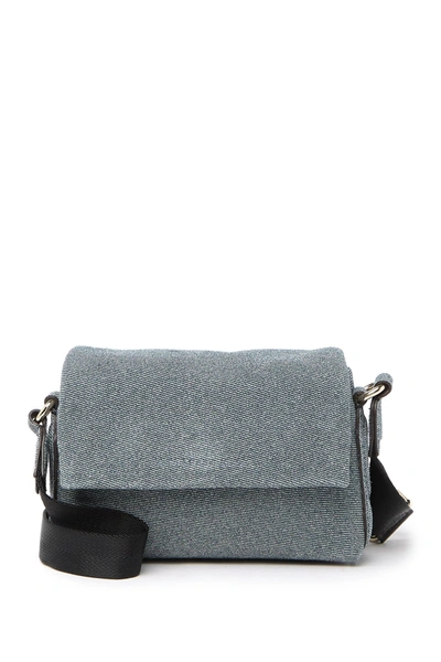 Shop Aimee Kestenberg Biggest Fan Leather Crossbody Bag In Denim