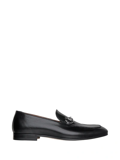Shop Gucci Loafers With Horsebit In Nero