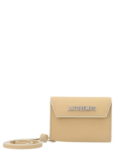 Shop Jacquemus Le Porte Wallet In Beige