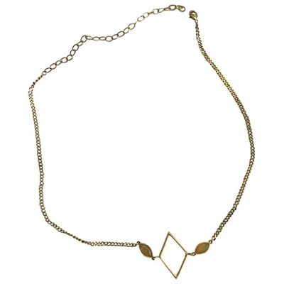 Pre-owned Lili Claspe Necklace In Gold