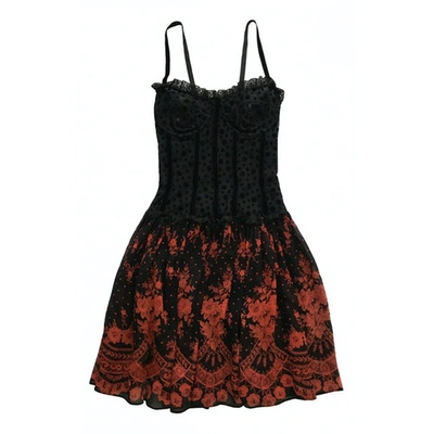 Pre-owned Blumarine Black Silk Dress
