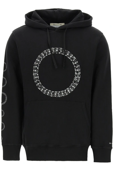 Shop Alyx Cube Chain Hoodie In Black (black)