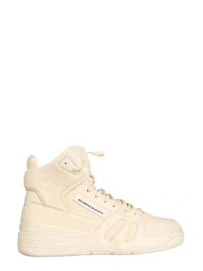 Shop Giuseppe Zanotti High Talon Sneakers In White