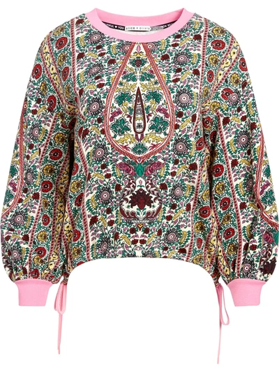 Shop Alice And Olivia Amirah Embroidered Jumper In Pink