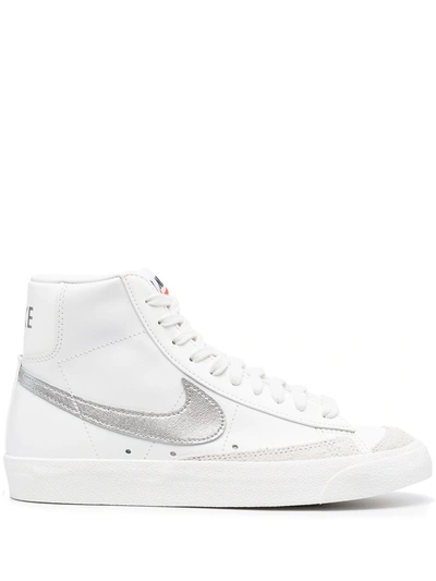 Shop Nike Blazer Mid '77 Vintage High-top Trainers In White