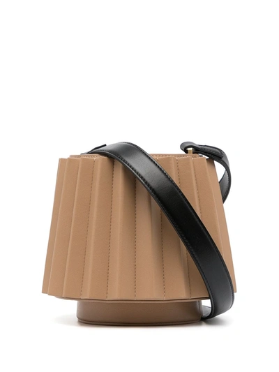 Shop Mlouye Bucket-style Tote Bag In Brown