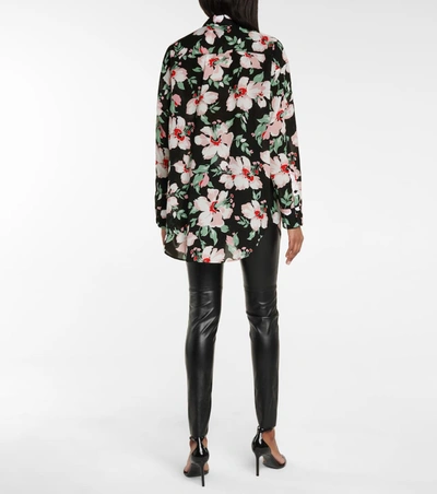 Shop Tom Ford Floral Shirt In Black