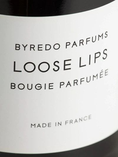 Shop Byredo 'loose Lips' Perfumed Candle In Black