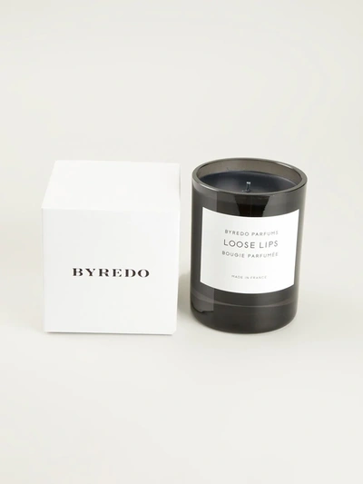 Shop Byredo 'loose Lips' Perfumed Candle In Black