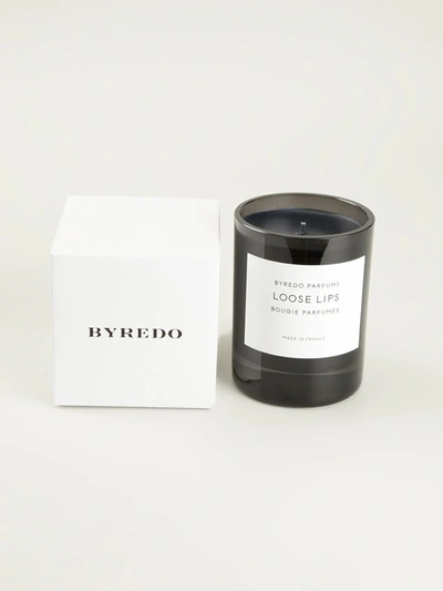 Byredo 'loose Lips' Perfumed Candle In Black