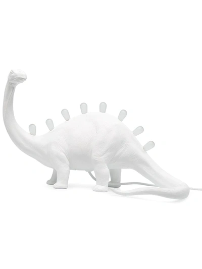 Shop Seletti Bronto Jurassic Table Lamp In White