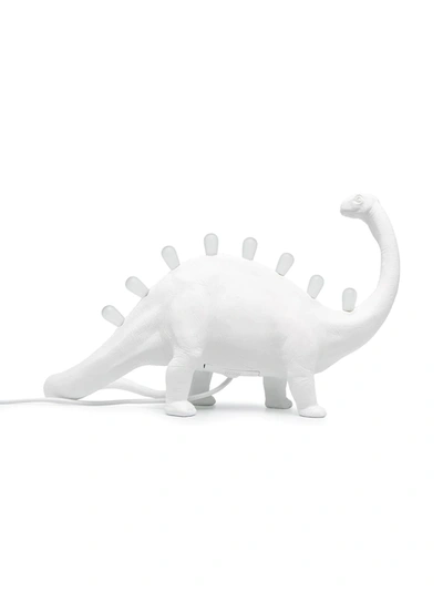 Shop Seletti Bronto Jurassic Table Lamp In White