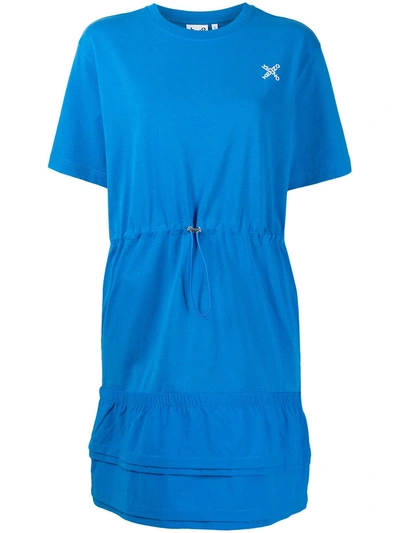 Shop Kenzo Sport Little X Dress In Blue