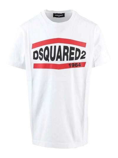 Shop Dsquared2 Logo Lettering T-shirt In White