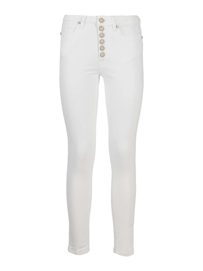 Shop Dondup Iris Jeans In White