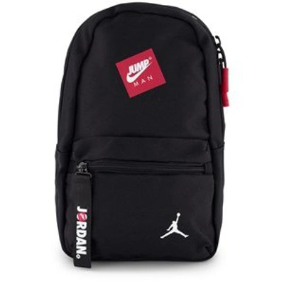 Shop Air Jordan Black Logo Backpack