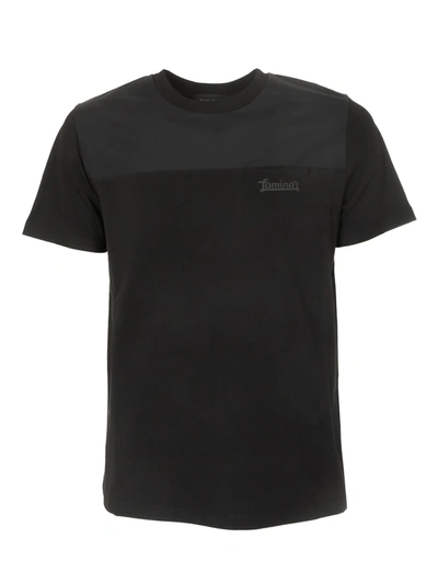 Shop Herno Chest Pocket T-shirt In Black