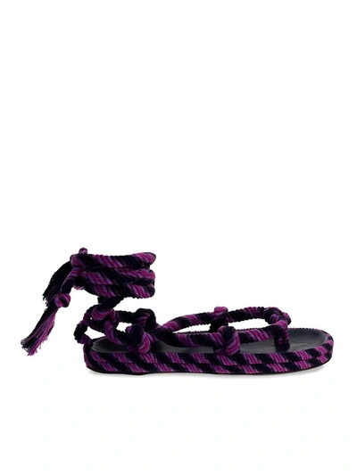 Shop Isabel Marant Erol Sandals In Purple