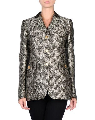 Shop Emanuel Ungaro Blazer In Black