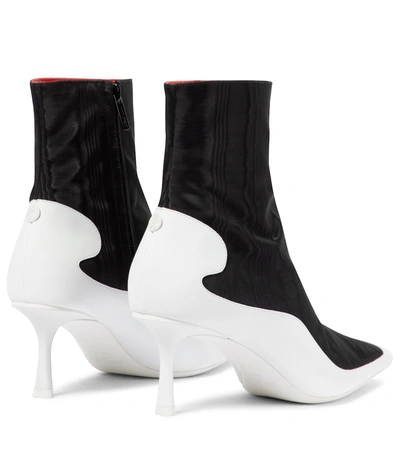 Shop Jimmy Choo X Marine Serre Moiré Ankle Boots In Black