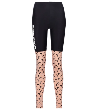 Buy Marine Serre Recycled Fuseaux Moon Leggings 'Red' - P111ICONWFW21  JERPA0001 02