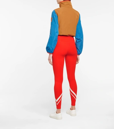 Shop Tory Sport High-rise Leggings In Red