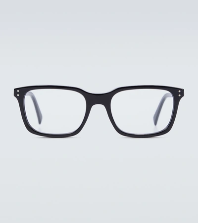 Shop Celine Square-frame Acetate Glasses In Black