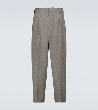 Shop Jacquemus Le Pantalon Novi Pants In Grey
