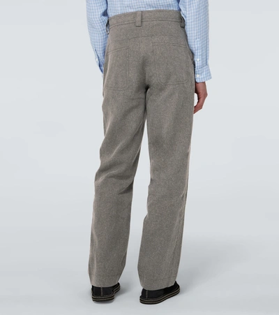Shop Jacquemus Le Pantalon De Costume Pants In Grey