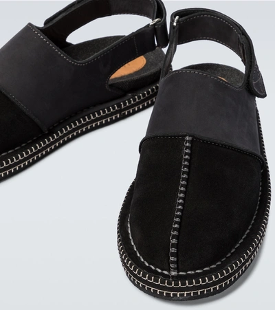 Shop Jacquemus Les Mules Blé Paneled Mules In Black