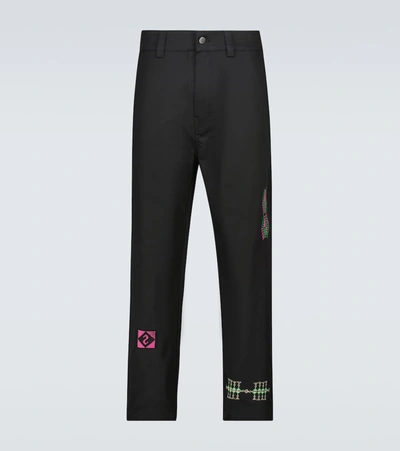 Shop Adish Makhlut Cotton Chino Pants In Black