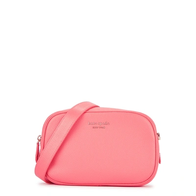 Shop Kate Spade Astrid Medium Coral Leather Cross-body Bag In Pink
