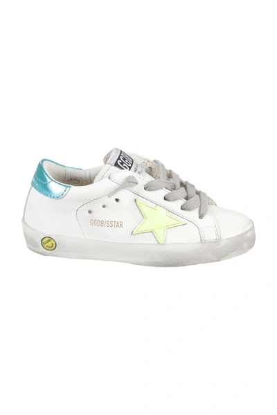 Shop Golden Goose Shoes In White Yellow Turquoise