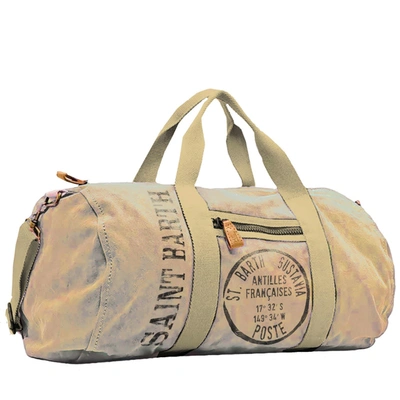 Shop Mc2 Saint Barth Beige Vintage Style Bag