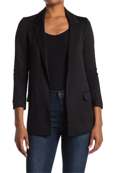 Shop Allsaints Aleida Open Front Blazer In Black