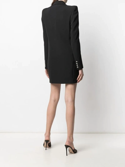 Shop Philipp Plein Cady Blazer Dress In Black