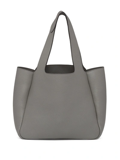 Shop Prada Dynamique Tote Bag In Grey