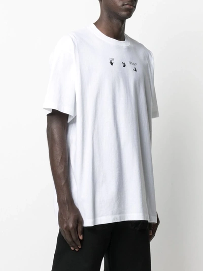 Shop Off-white Arrows Print Short-sleeve T-shirt In White