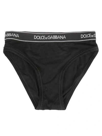 Shop Dolce & Gabbana Logo Classic Briefs In Black