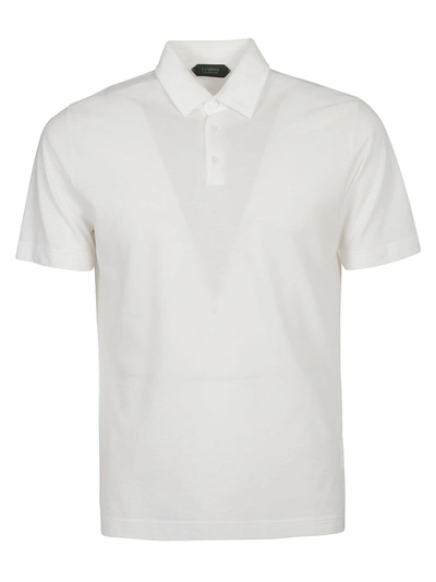 Shop Incotex Plain Classic Polo Shirt In White Ottico