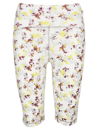 Shop Adidas By Stella Mccartney Floral-print Ciclista Shorts In Flower