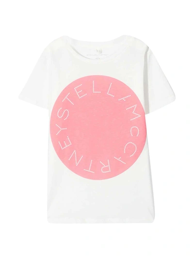 Shop Stella Mccartney White T-shirt Teen In Bianco