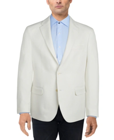 tommy hilfiger men's slim fit solid weave blazer