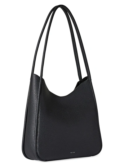 Shop The Row Symmetric Leather Tote In Black