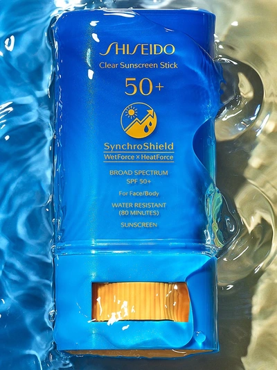 Shop Shiseido Women's Clear Sunscreen Stick Spf 50+
